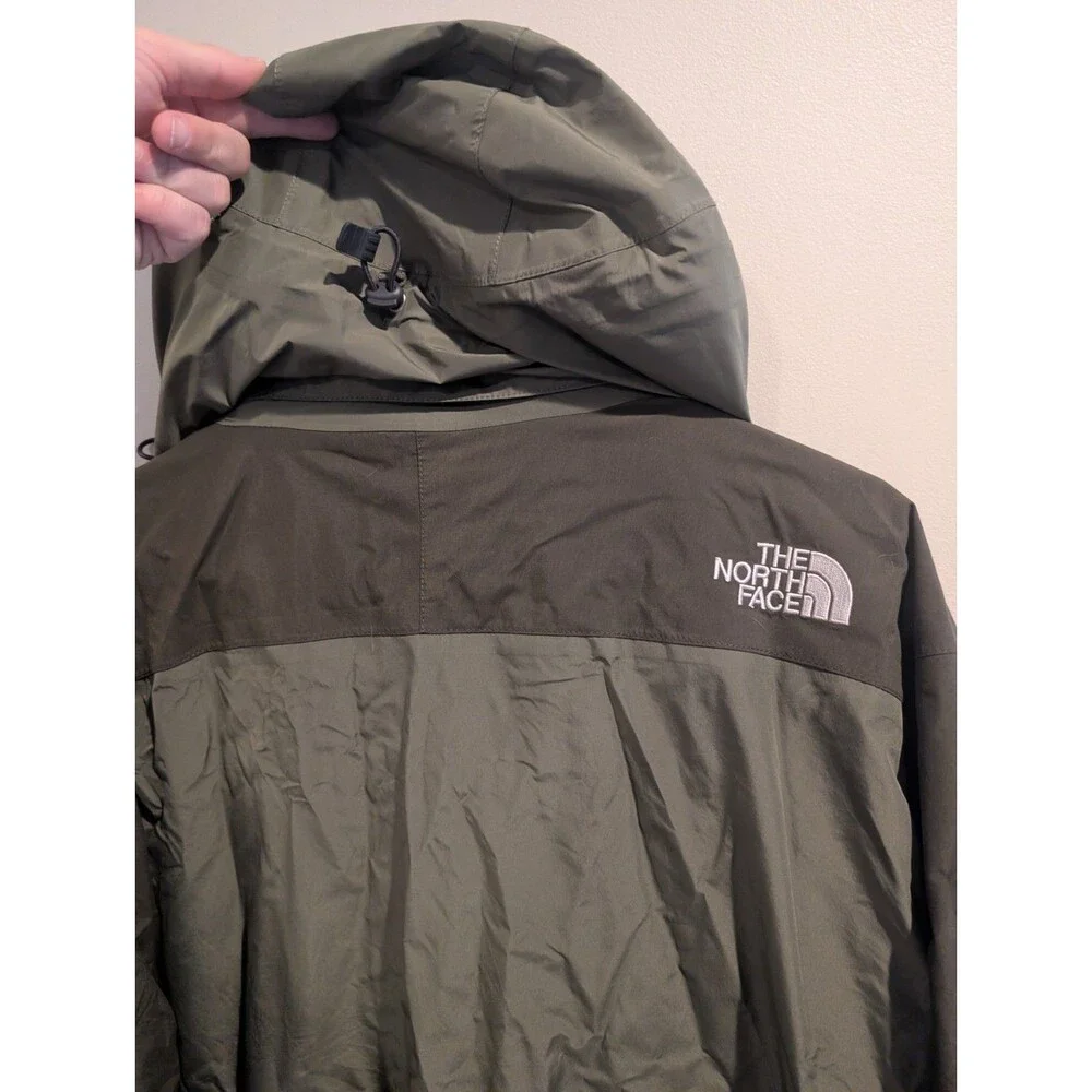 The North Face Mens L Summit Series Gore-Tex XCR Jacket Green Black Waterproof